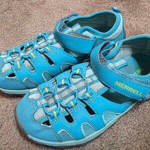 Merrell kids Adventure Outdoor Hydro Hiking  Teal/ Blue shoes sz 1W